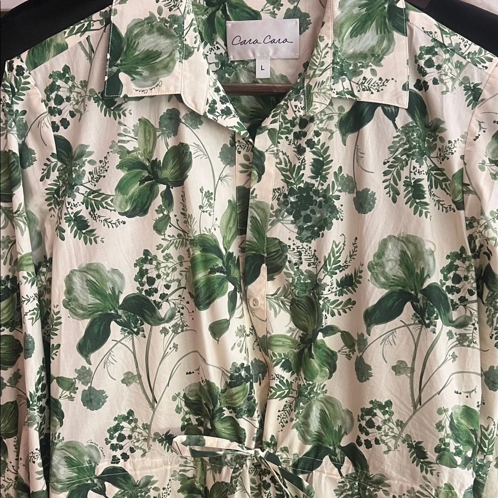 Cara Cara Green Floral Mini Dress - Picture 3 of 4